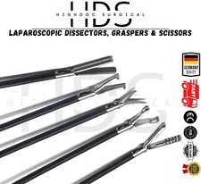 Laparoscopic Grasper Forceps Dissector 5mmx330mm Laparoscopy Surgical Instrument