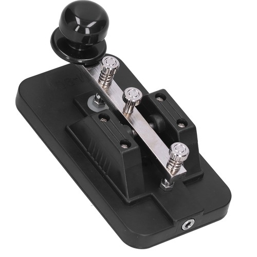 Morse Code Key Telegraph Tapper Manual CW Practice Tool With Buzzer For Beginner - Picture 11 of 22