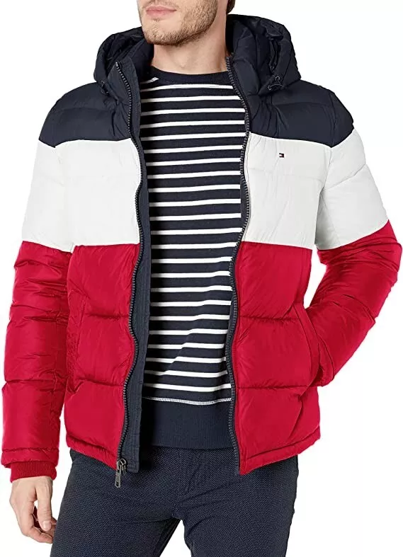 Guggenheim Museum enkelt gang politik NWT Tommy Hilfiger Men&#039;s Hooded Puffer Jacket Winter Coat Size Medium  $225 II220 | eBay