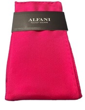 Alfani Pocket Square Mens 100 SILK- Fuchsia