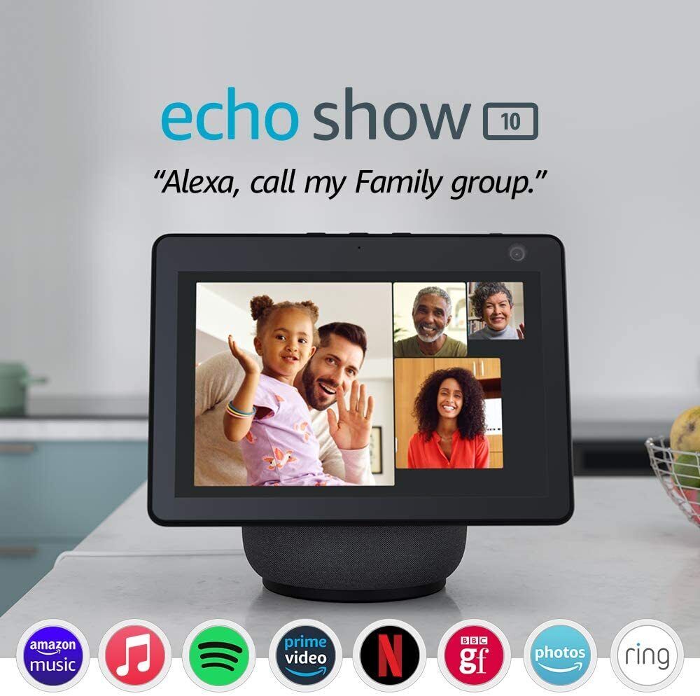 Echo Show 10 3rd Generation Amazon Smart Speaker Alexa 10 Echo Show 10 3rd Generation Amazon Smart Speaker Alexa 10