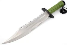 Snake Eye Tactical 16" Full Tang Survival Rambo Fixed Blade Hunting Knife  