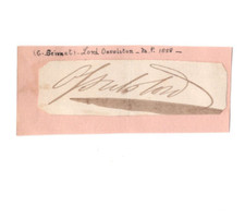 Charles Bennet, Lord Ossulston 1776-1859 Signed Clip / Autographed