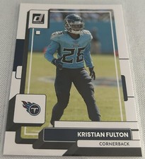 2022 Donruss Football Kristian Fulton Tennessee Titans base card #73