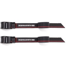 Pair (2) Ocean Earth Surfboard Tie Down Straps 8ft  NEW roof bar rack