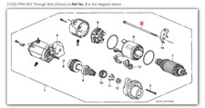 HONDA ACURA GENUINE OEM NSX Through Bolt (Denso) Starter Motor ☆ 31202-PR4-003 