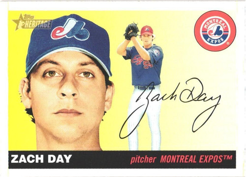 2004 Topps Heritage Zach Day #119 card