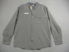New AFTCO Aftech Vented Shirt Large Bassmaster Fishing Gray
