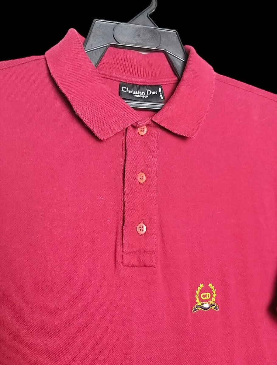 VINTAGE CHRISTIAN DIOR MONSIEUR POLO SHIRT/size M(19.5”/27 VINTAGE CHRISTIAN DIOR MONSIEUR POLO SHIRT/size M(19.5”/27