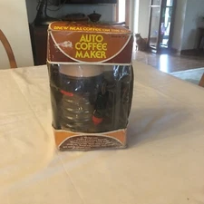 NOS Vintage Hollywood Accessories Auto Travel Coffee Maker New Unused