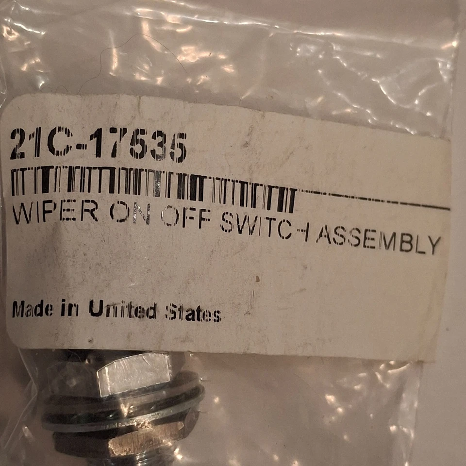 1942-47 Ford Pick Up Truck Wiper Switch Assembly 21C-17535 - Image 3 of 4