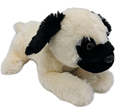 Peek-A-Boo Toys Plush 13  Long The Pug Stuffed Animal Dog Cream Large