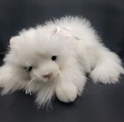 Ty Classic Sugar White Persian Cat Kitten Stuffed Plush 2001 Stuffie VTG Pink
