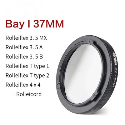 37mm Lens Filter Adapter for Rollei Rolleiflex TLR Film Camera Bay 1  BI-37mm
