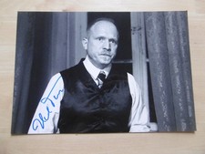 Ulrich Tukur "The White Ribbon" autograph signed 20x30 cm picture