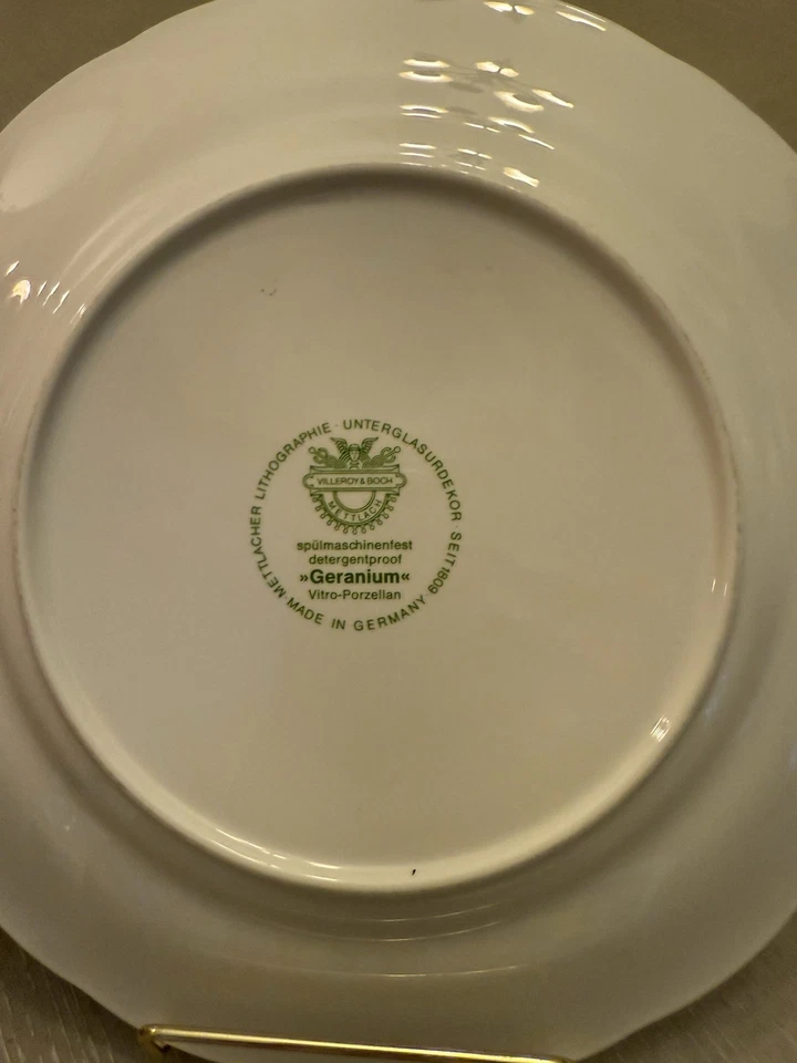 Vajilla de geranio Villeroy & Boch 36 piezas floral Foto 4 de 4