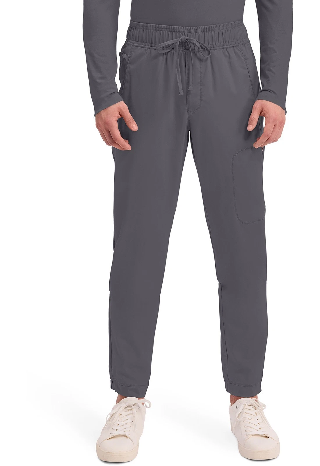 Cherokee Workwear Scrubs Men Natural Rise Jogger WW012 PWT Pewter Free Shipping