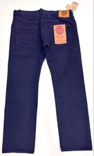 STUDIO D'ARTISAN Persimmon Sashiko 14oz Jeans 38