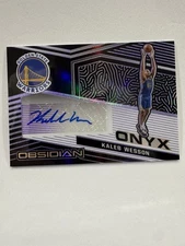 2020-21 Panini Obsidian - Onyx Autographs Kaleb Wesson #ONY-KWE Electric Etch...