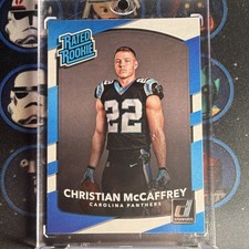 Panini Donruss 2017 Rated Rookie Christian McCaffrey #318 Carolina Panthers NFL