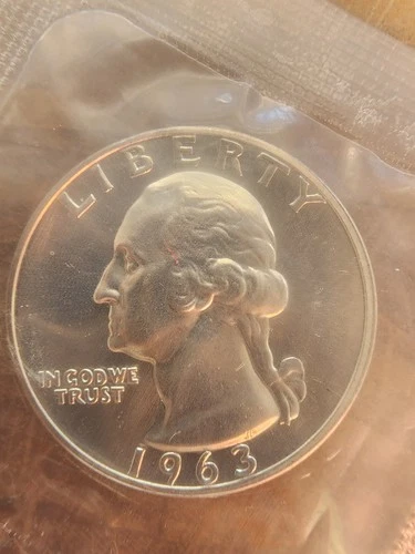 1963 (P) Washington Quarter  Proof 90% Silver uncirculated