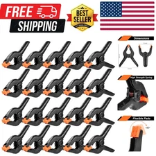 20 Packs Clamps, 3.5 inch Clamps Heavy Duty for Crafts and Professional Plast...