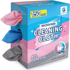 Microfiber Cleaning Cloth 150 Pack, Reusable Paper Towels 11 X 9