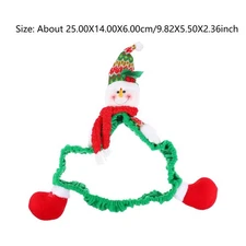 Cartoon-Weihnachts-Computermonitor-Abdeckung, dreidimensionales Computergehäuse