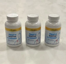 x3 LivingWell Nutraceuticals Heal-N-Soothe Systemic Enzyme Formula 90 CAPS 2027