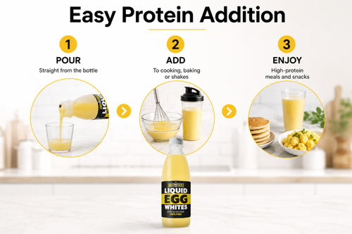 Uncle Jack's Free Range Liquid Egg White's - 1 Litre (Pack of 6)