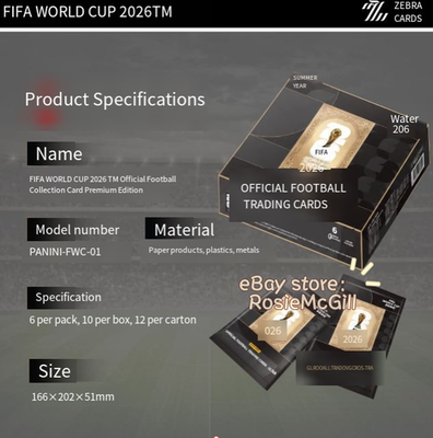 Carte à collectionner Panini Coupe du Monde de la Fifa 26™ TCG Blister 1 pochette Premium Carte à collectionner Panini Coupe du Monde de la Fifa 26™ TCG Blister 1 pochette Premium