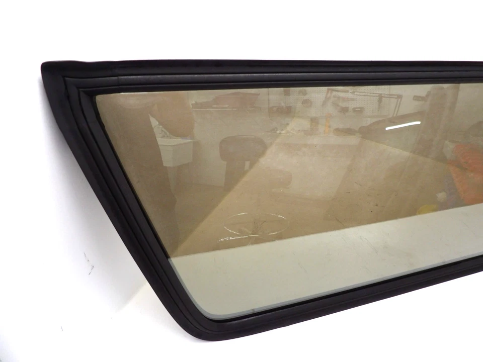 80-96 Ford Bronco Driver lado esquerdo capota traseira quarto de vidro janela e junta original de fábrica - Imagem 2 de 4