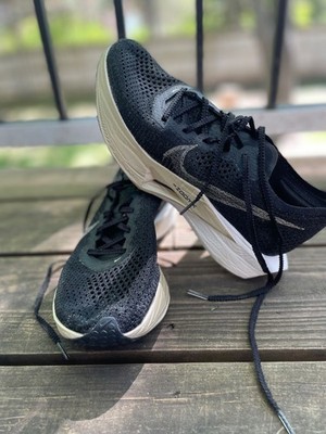 Size 9.5 - Nike ZoomX VaporFly Next% 3 Black Metallic Gold Grain W