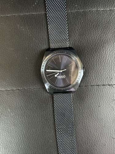 NWB Authentic Hugo Boss 1530109 Men's BUSINESS Watch Stainless Steel Mesh Blue - Picture 7 of 13