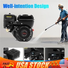 7 5HP Pull Start Horizontal Engine 4-Stroke 2...