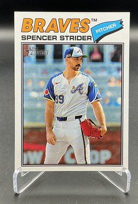 2026 Topps Heritage - Spencer Strider #41 - Atlanta Braves