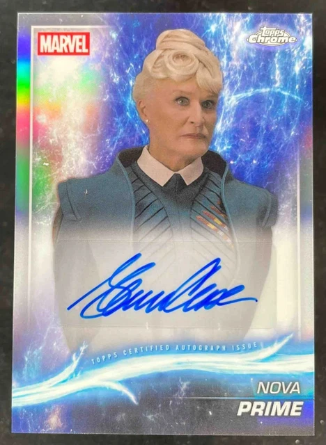 2025 Topps Chrome Marvel Studios Autogramm #AA-GC Glenn Close as Nova Prime Autogramm