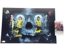 Tony Dakota & Jackson Robert Scott signed 12x18 Poster Georgie Denbrough IT