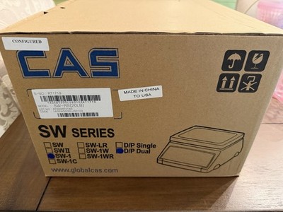 Cas SW-20RS Dual Interface POS Scale 20lb Capacity Model #SW-RS (20lbs)