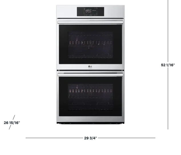 LG - WDES9428F - STUDIO 30" Built-In Electric Convection Double Wall Oven - Image 2 of 4