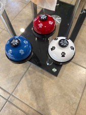 Dog Door Bell to go outside, puppy train door bell, red, white, or blue