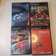 Playstation 2 lot of 4. ( Gran Turismo 3, Kessel, Space Race, Dave Mirra 2)