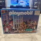 Vintage 1993 Playmobil 3674 Knights With Prisoner Transport Medieval L42 Sealed