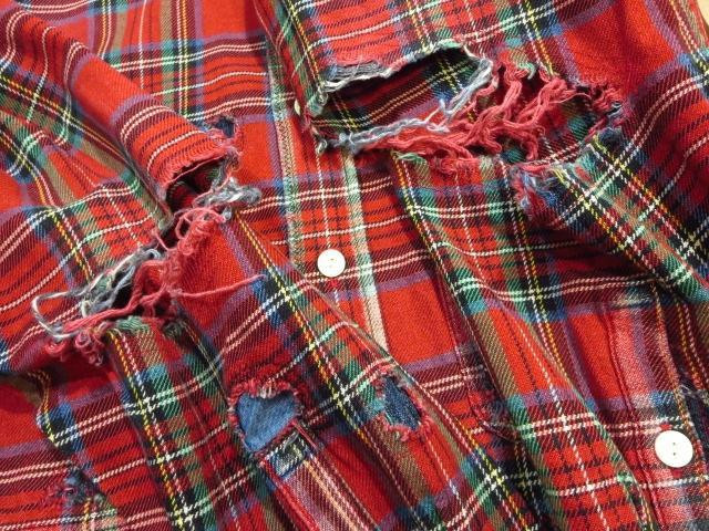 Used Visvim Lumber Check Long Sleeve Crash Shirt Tops Mens Used Visvim Lumber Check Long Sleeve Crash Shirt Tops Mens