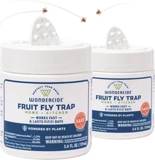 Wondercide - Fruit Fly Traps for Indoors - Fruit Fly Killer - Pet and People Saf