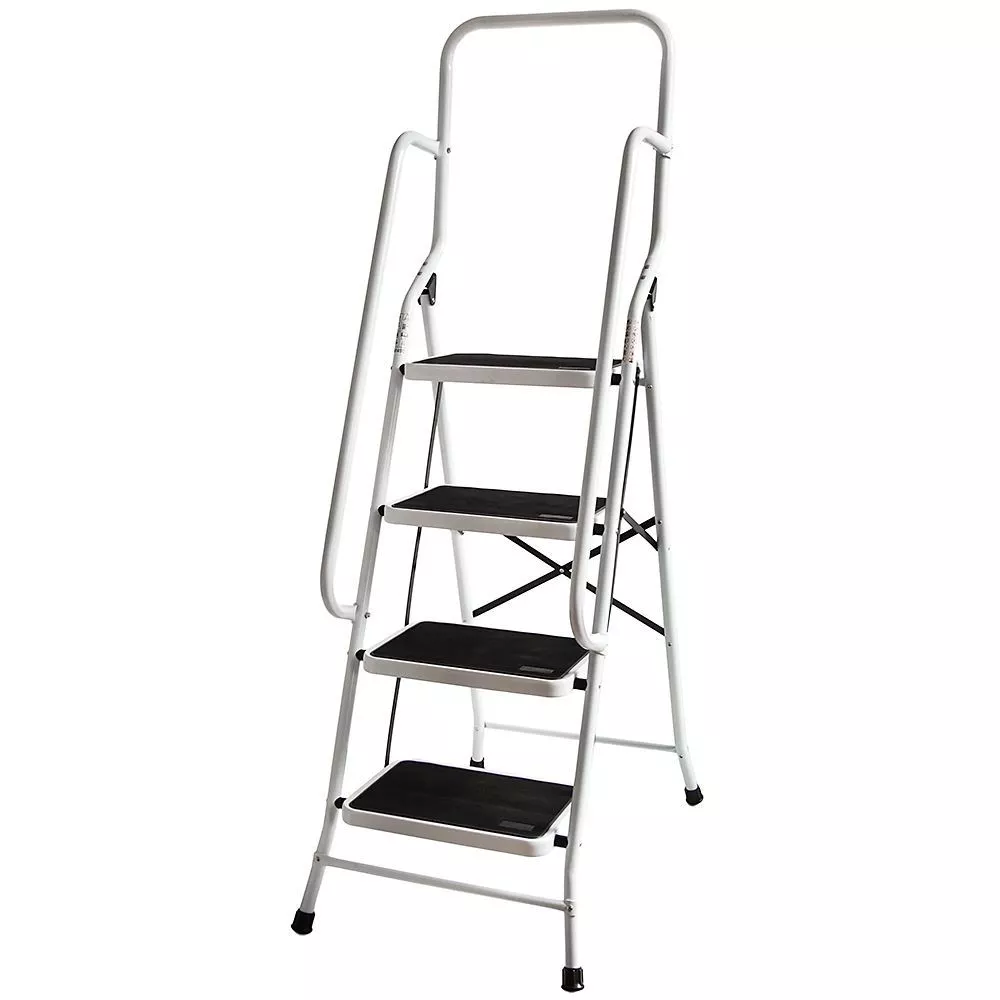 4 tread step ladder with handrail deals