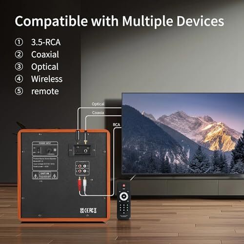 Laptop Computer Pc Speaker System 2.1 Subwoofer Desktop Gaming Surround Sound 