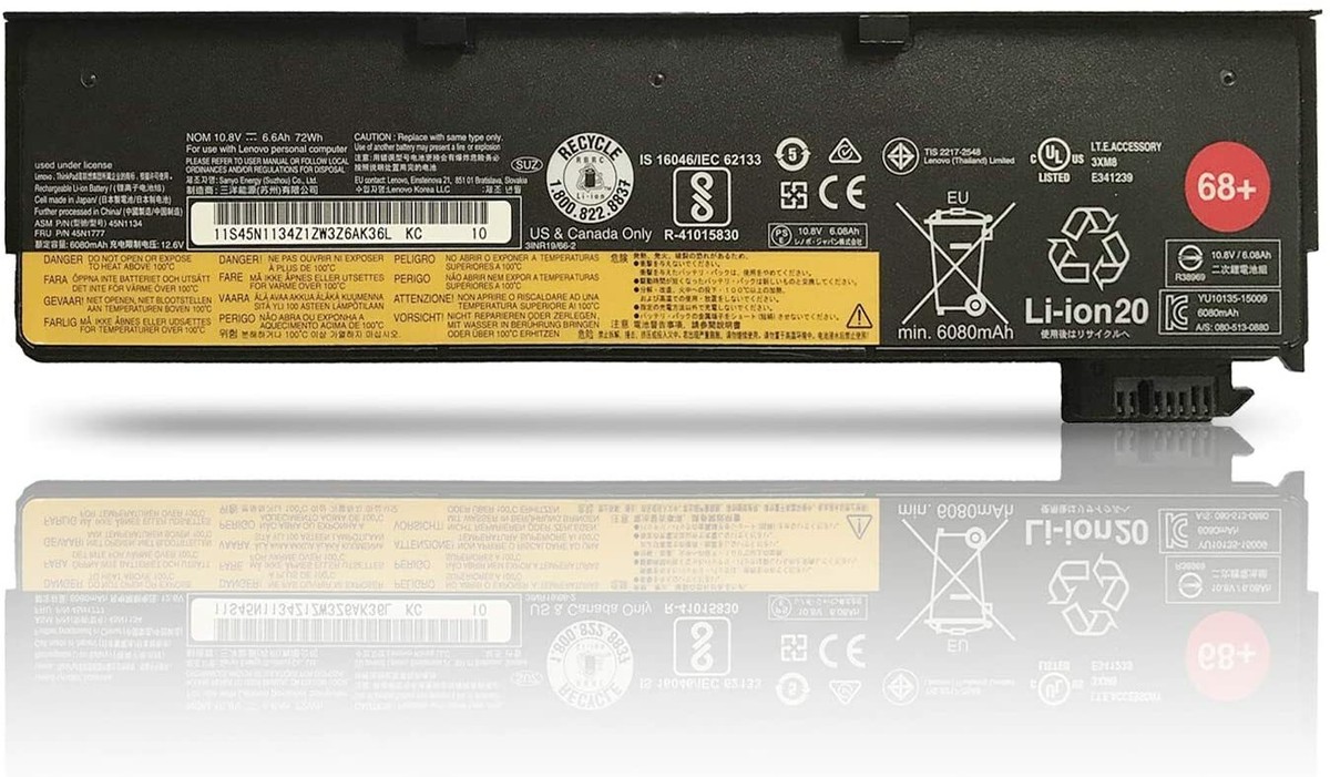 Batteria Sostitutiva Per Laptop A 6 Celle 10.8V 58WH Per Batteria Lenovo ThinkPad X240 X250 T440 T440s T550 K2450 45 N1134 45 N1135 - Foto 6