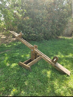 Handmade Wooden Seesaw For Kids and Adults