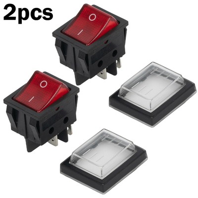 Facile �� installer 2 pi��ces commutateur �� bascule rouge 2 positions id��al po